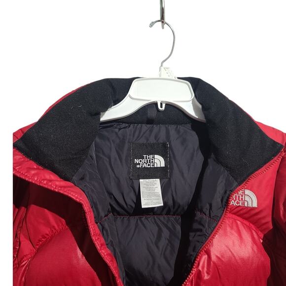 The North Face Women's Red Vintage 1996 Nuptse 700 Puffer Jacket Size S - Picture 5 of 7